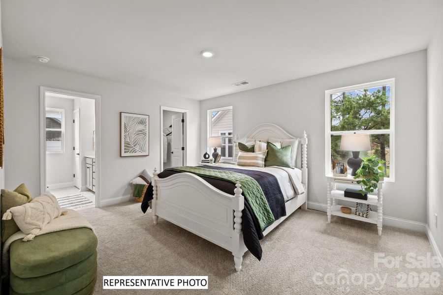 Furnished interior view inside a new home in Arbor Village, Matthews (Image 23).
