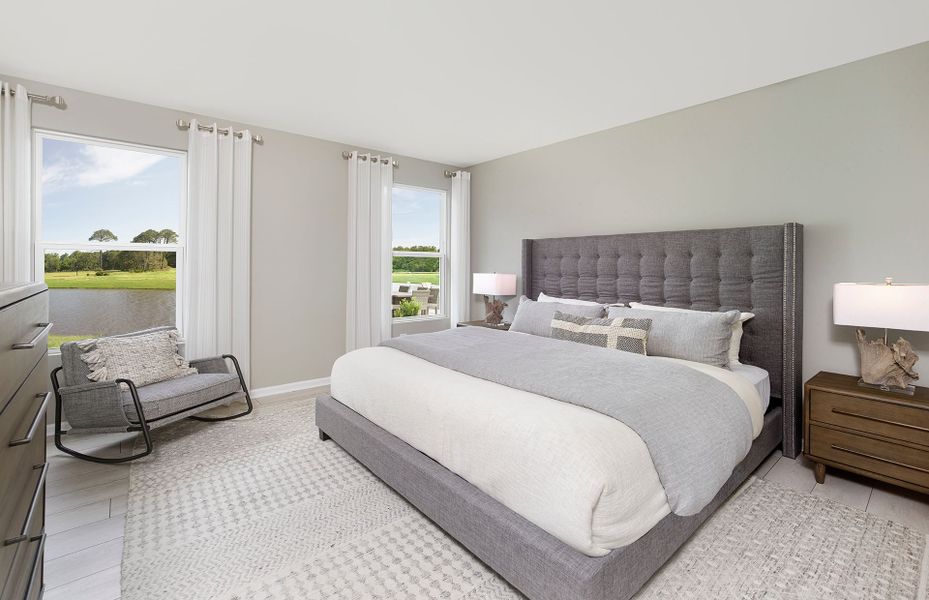 Furnished interior view inside a new home in Del Webb North Myrtle Beach, Myrtle Beach (Image 12).