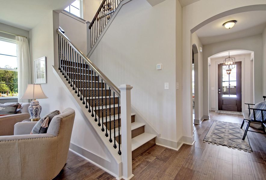 Furnished interior view inside a new home in Creek Pointe, Moncks Corner (Image 34). Furnished interior view inside a new home in Creek Pointe, Moncks Corner (Image 34).
