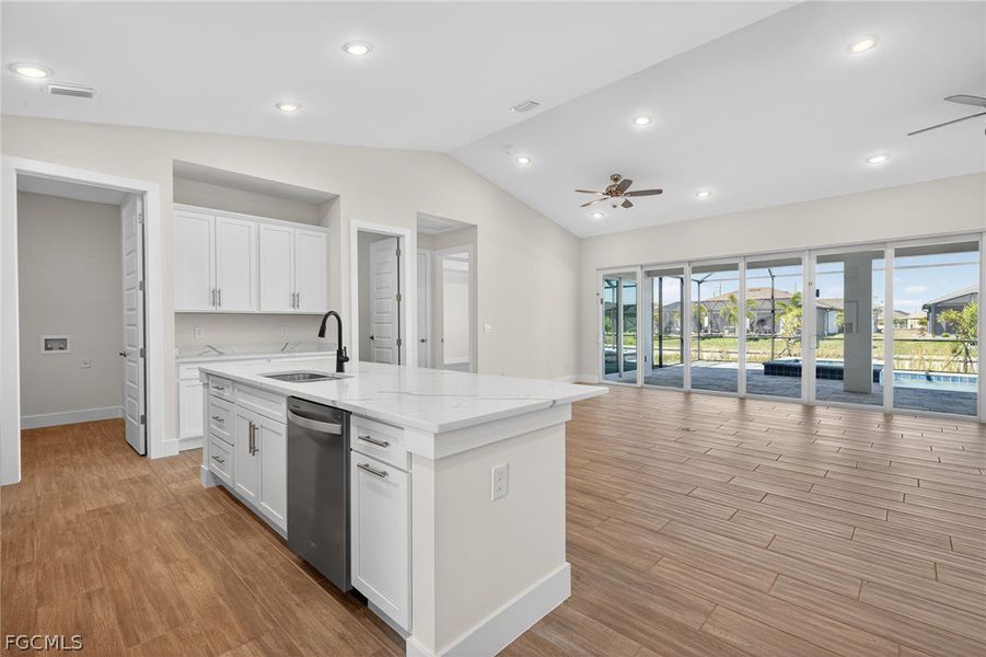 Furnished interior view inside a new home in Cape Coral, Cape Coral (Image 5). Furnished interior view inside a new home in Cape Coral, Cape Coral (Image 5).