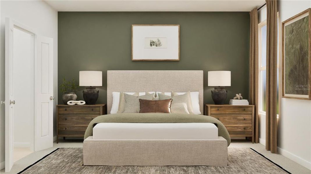 Furnished interior view inside a new home in Sugarloaf Ridge, Minneola (Image 19).