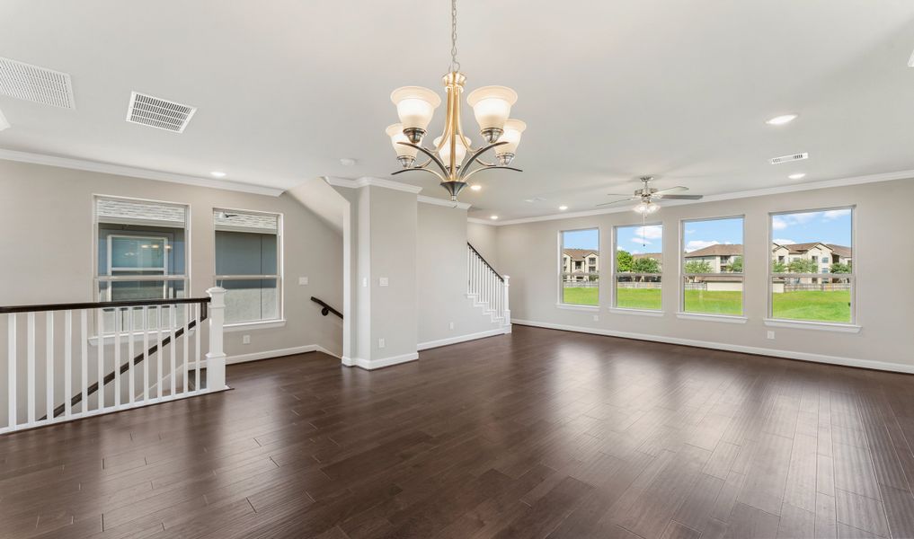 Open dining area and great room