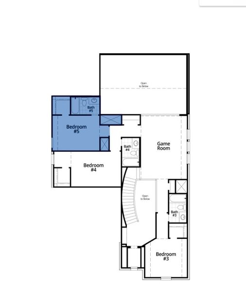 2D floor plan layout of this home in Cambridge Crossing: 50ft. lots, Celina, TX (Image 3). 2D floor plan layout of this home in Cambridge Crossing: 50ft. lots, Celina, TX (Image 3).