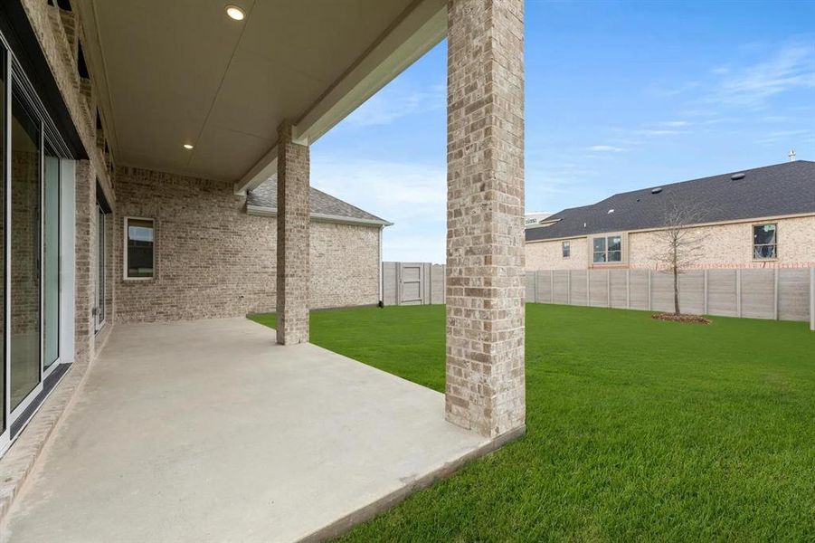 The Burkhart B Outdoor Living Area