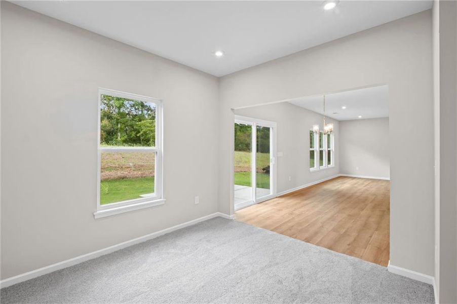 Spacious, unfurnished interior of a new home in Sage Woods, Dallas (Image 29).