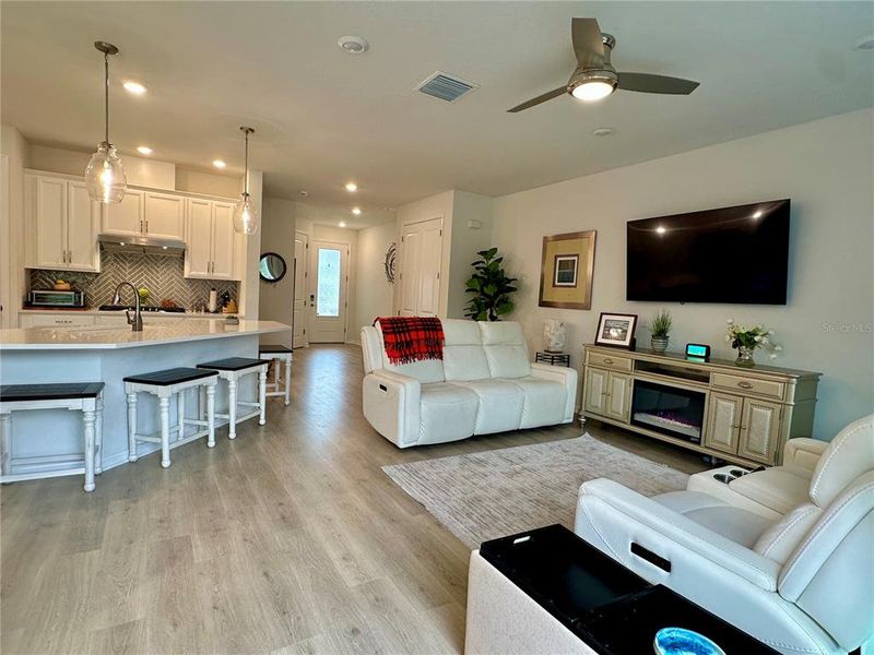 Furnished interior view inside a new home in , Land O' Lakes (Image 30). Furnished interior view inside a new home in , Land O' Lakes (Image 30).