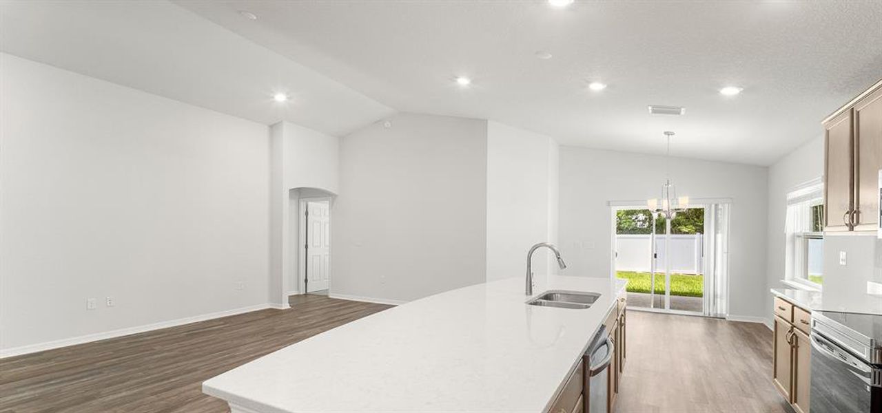 Furnished interior view inside a new home in Vista Trace, Belleview (Image 7).