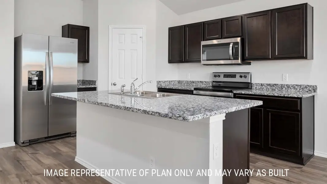 Furnished interior view inside a new home in Oak Ridge, Temple (Image 5).