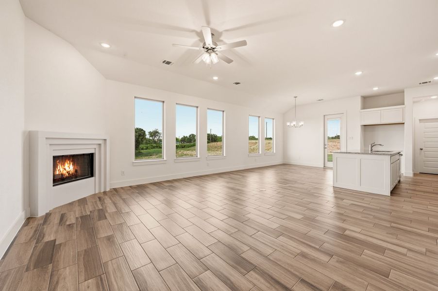 Spacious, unfurnished interior of a new home in Saddleback Estates, Boyd (Image 24).