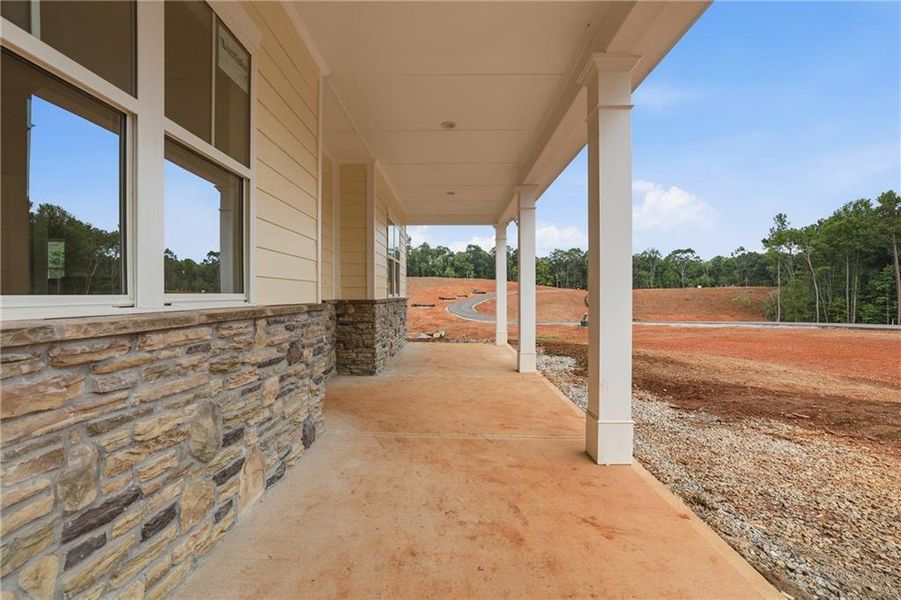 Exterior details and patio area of a home in , Cornelia (Image 19).