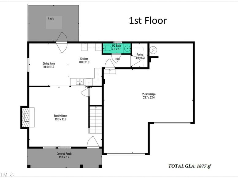 1st Floor Floorplan