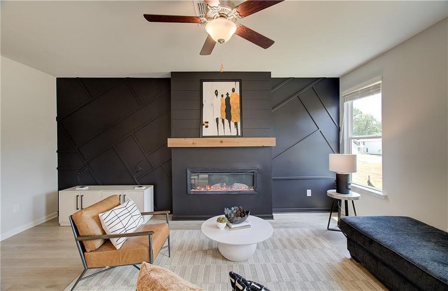Furnished interior view inside a new home in Enclave at Evergreen, Fairburn (Image 6).