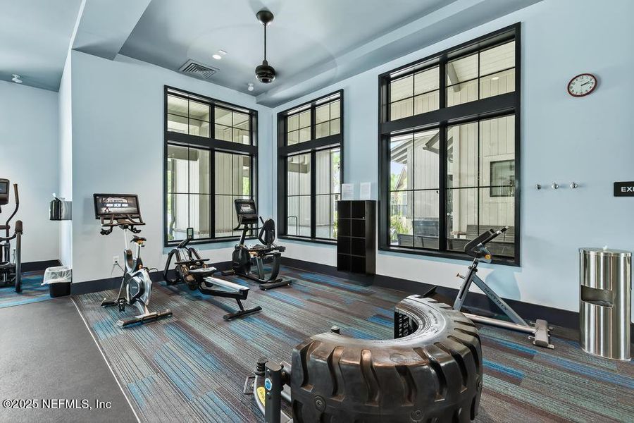 Furnished interior view inside a new home in Tributary, Yulee (Image 8).