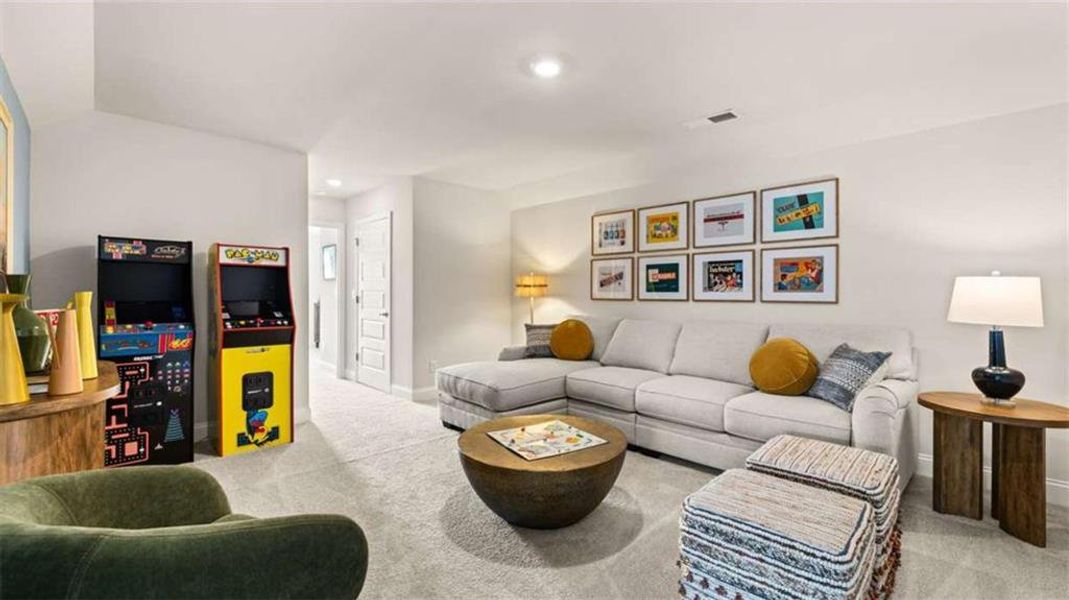 Furnished interior view inside a new home in Oak Ridge Meadows, Locust Grove (Image 9).