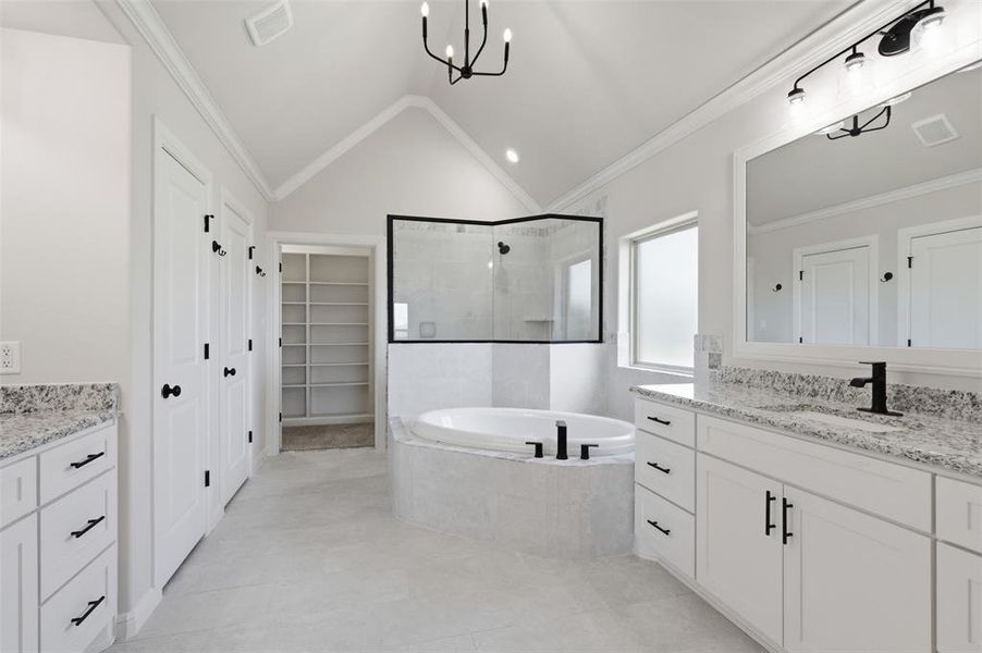 Furnished interior view inside a new home in , Godley (Image 14).