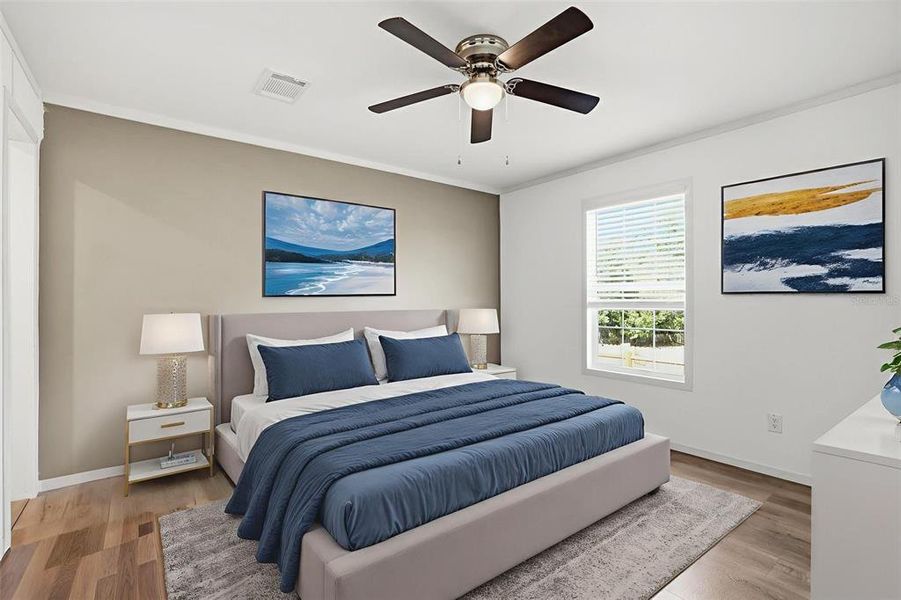 Furnished interior view inside a new home in , Brooksville (Image 10).