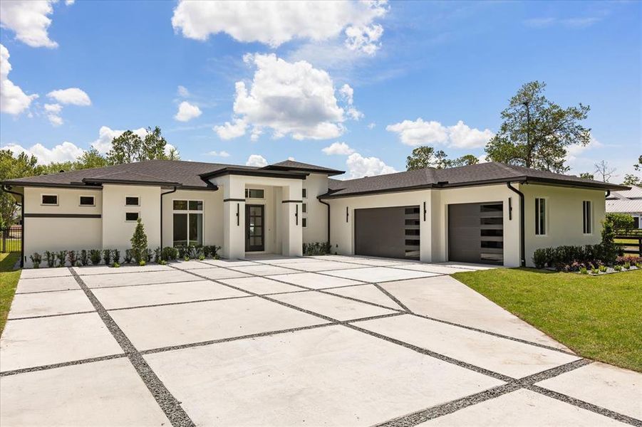 Front exterior of a new home in , Sanford, FL, highlighting curb appeal (Image 30).