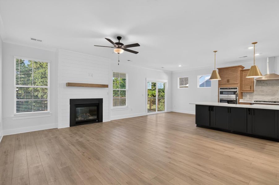 Spacious, unfurnished interior of a new home in True Cedar at Woodside Plantation, Aiken (Image 16). Spacious, unfurnished interior of a new home in True Cedar at Woodside Plantation, Aiken (Image 16).
