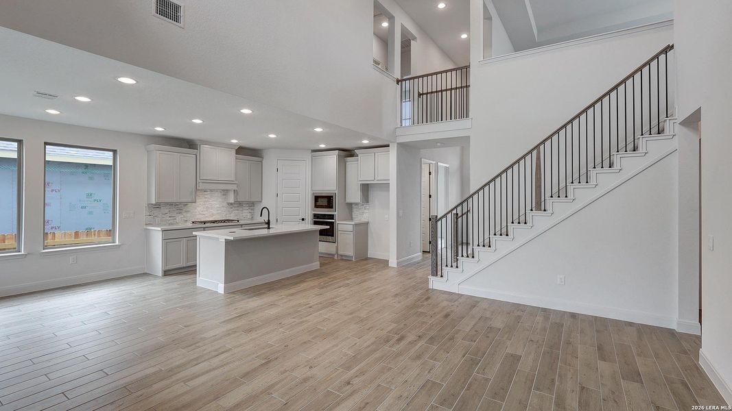 Furnished interior view inside a new home in VIDA, San Antonio (Image 6).