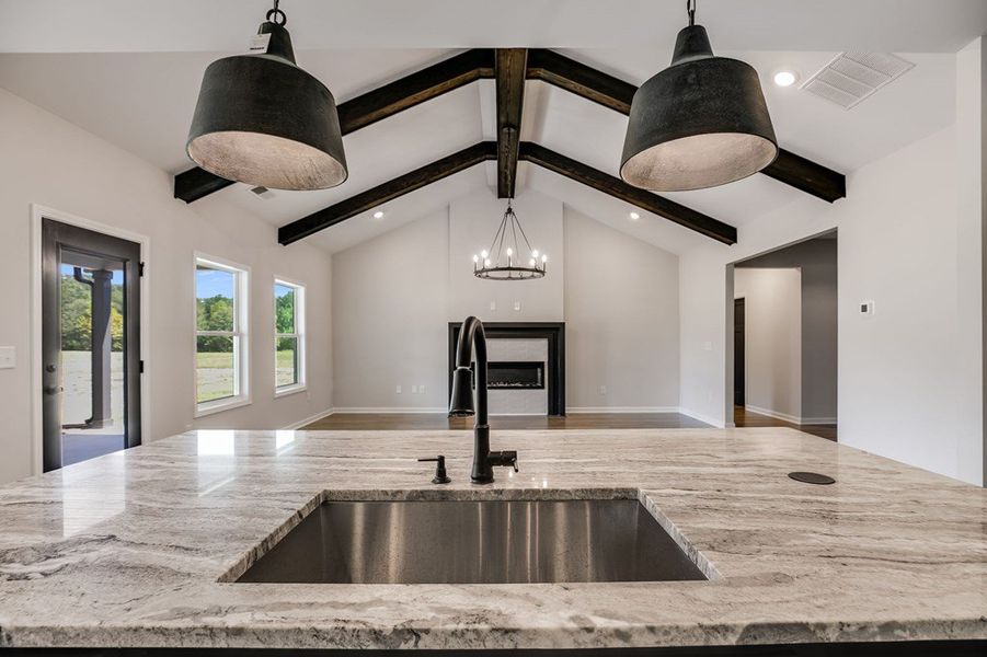 Furnished interior view inside a new home in LOVVORN ESTATES, Carrollton (Image 9).