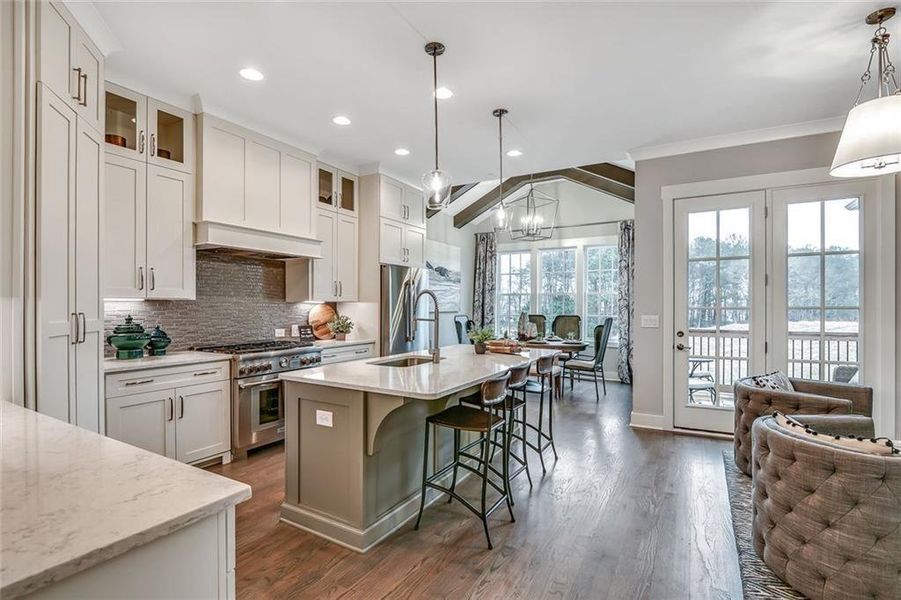 Furnished interior view inside a new home in , Senoia (Image 9).