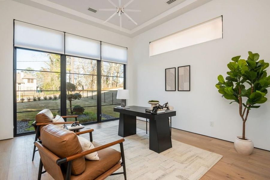 Furnished interior view inside a new home in , Atlanta (Image 16).