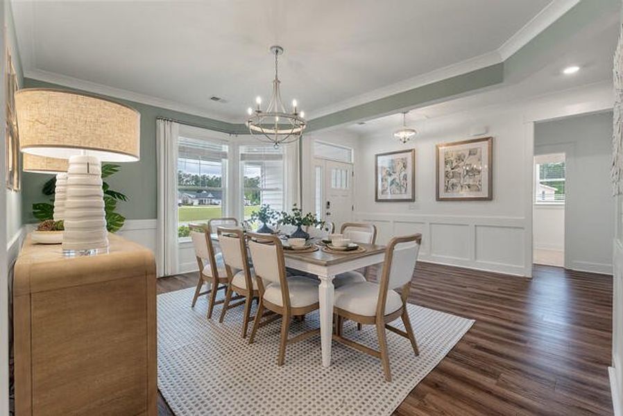 Furnished interior view inside a new home in , Huger (Image 6).