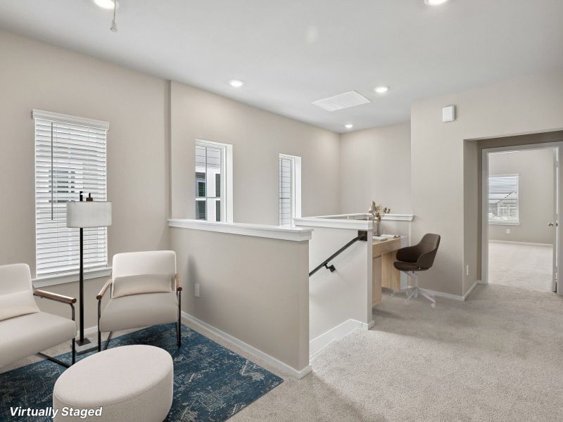 Furnished interior view inside a new home in Parkway Commons - City Series, Missouri City (Image 7).