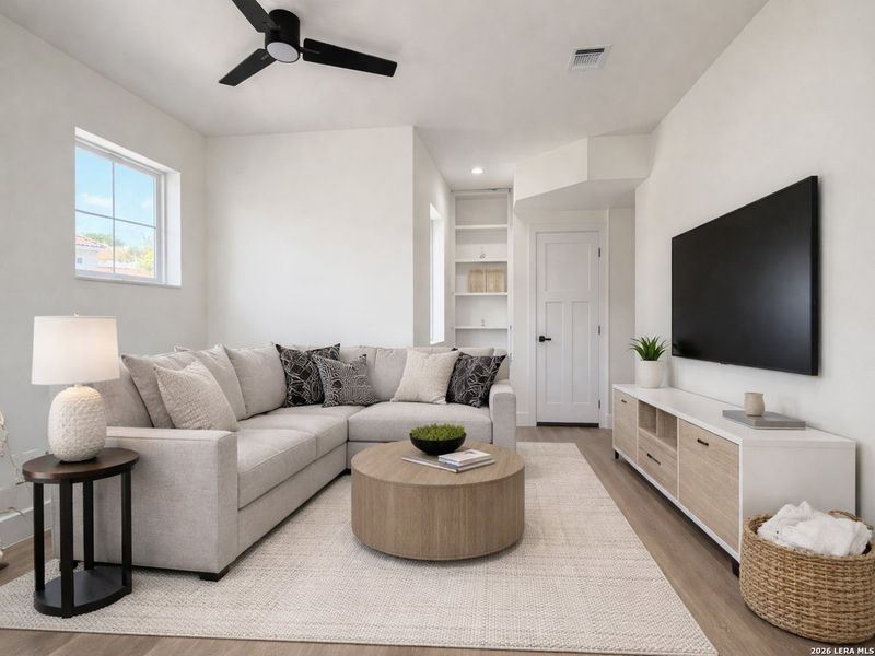 Furnished interior view inside a new home in , San Antonio (Image 27).