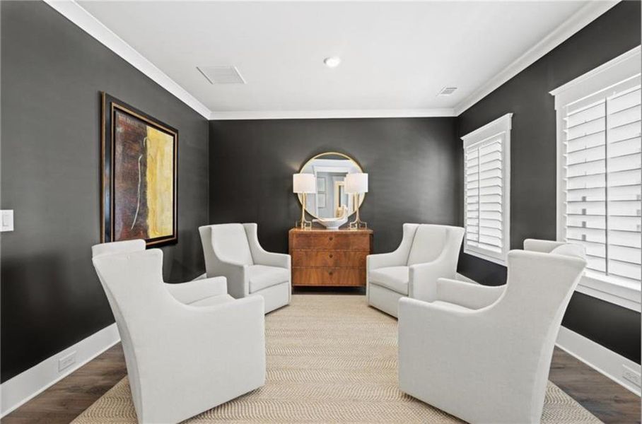 Furnished interior view inside a new home in Rosewood Lake Estates, Hoschton (Image 21). Furnished interior view inside a new home in Rosewood Lake Estates, Hoschton (Image 21).