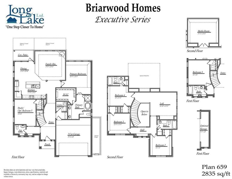 Plan 659 features 5 bedrooms, 4 full baths, and over 2,800 square feet of living space Plan 659 features 5 bedrooms, 4 full baths, and over 2,800 square feet of living space