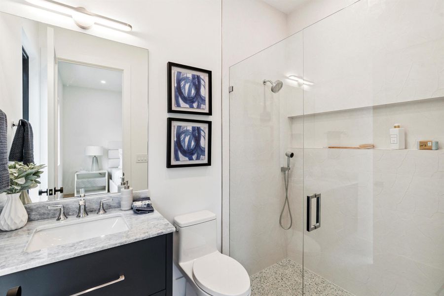 Furnished interior view inside a new home in , West Palm Beach (Image 25).