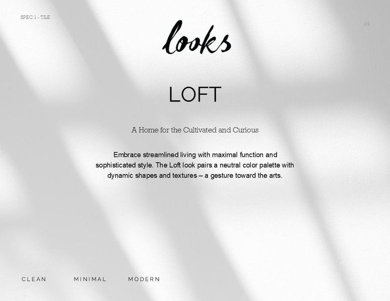 Introducing K. Hovnanian Loft Look! Introducing K. Hovnanian Loft Look!