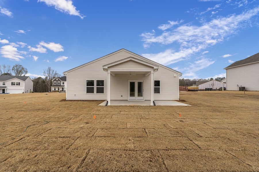 Exterior details and patio area of a home in Fairview Falls, Chesnee (Image 3).