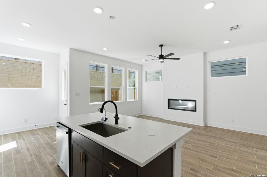Furnished interior view inside a new home in Rose Hill, San Antonio (Image 9).