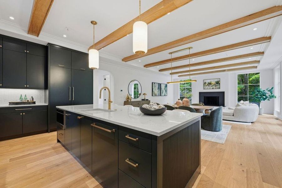 Furnished interior view inside a new home in , Atlanta (Image 9).