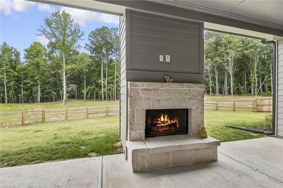 Exterior details and patio area of a home in , Winder (Image 31). Exterior details and patio area of a home in , Winder (Image 31).