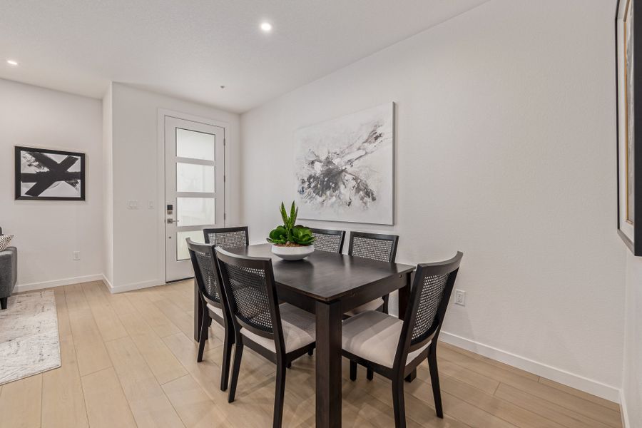 Furnished interior view inside a new home in The Vistas at West Mesa, Colorado Springs (Image 11).
