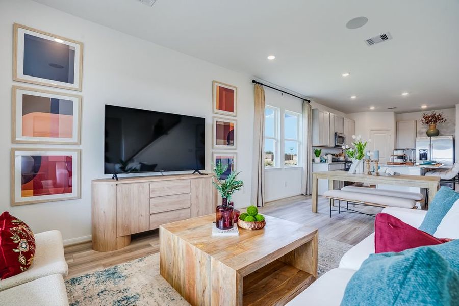 Representative furnished interior of a home built from the Tavern by Taylor Morrison in Raburn Reserve 50s, Tomball (Image 11).