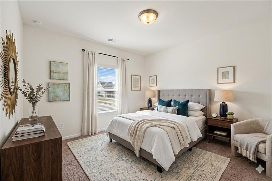 Furnished interior view inside a new home in Emerald Oaks Estates, Rome (Image 17).