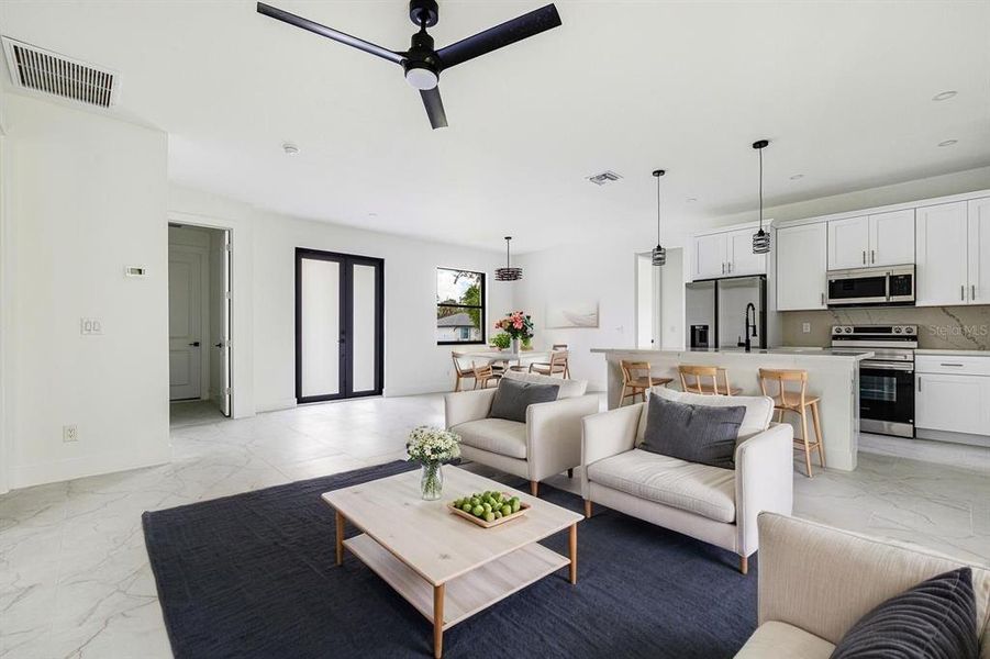 Furnished interior view inside a new home in , Port Charlotte (Image 6).