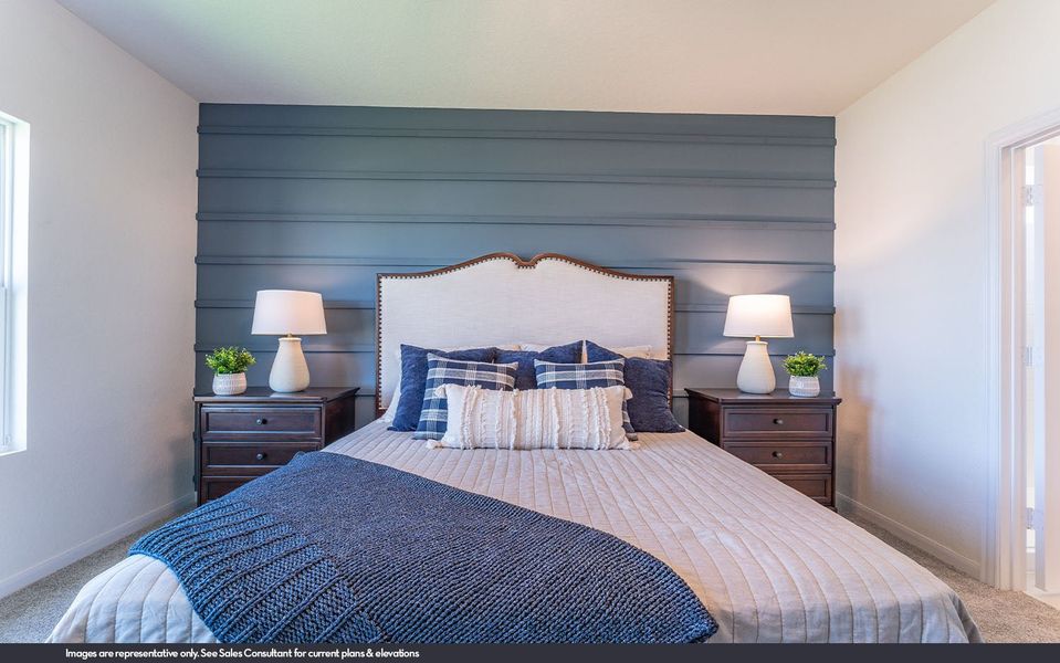 Representative furnished interior of a home built from the Mesquite by CastleRock Communities in Serenada, Brookshire (Image 18).
