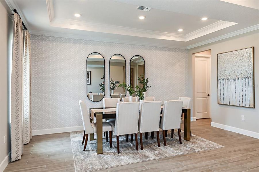 Furnished interior view inside a new home in Lochside, Mount Dora (Image 10). Furnished interior view inside a new home in Lochside, Mount Dora (Image 10).