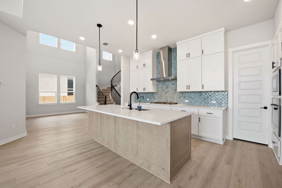 Furnished interior view inside a new home in Heritage, Dripping Springs (Image 11).