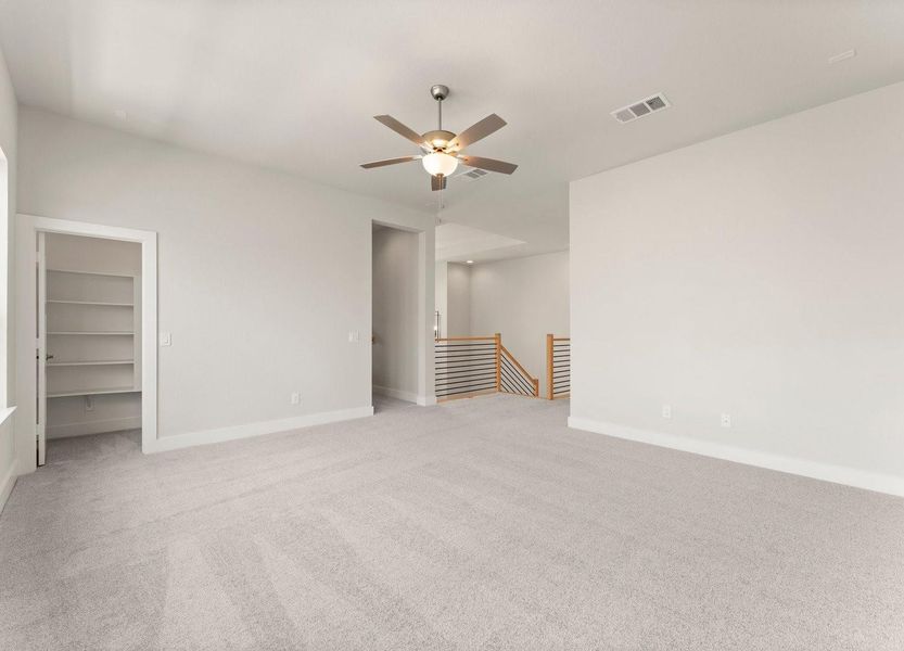 Spacious, unfurnished interior of a new home in Fulshear Lakes 70’s, Fulshear (Image 25). Spacious, unfurnished interior of a new home in Fulshear Lakes 70’s, Fulshear (Image 25).