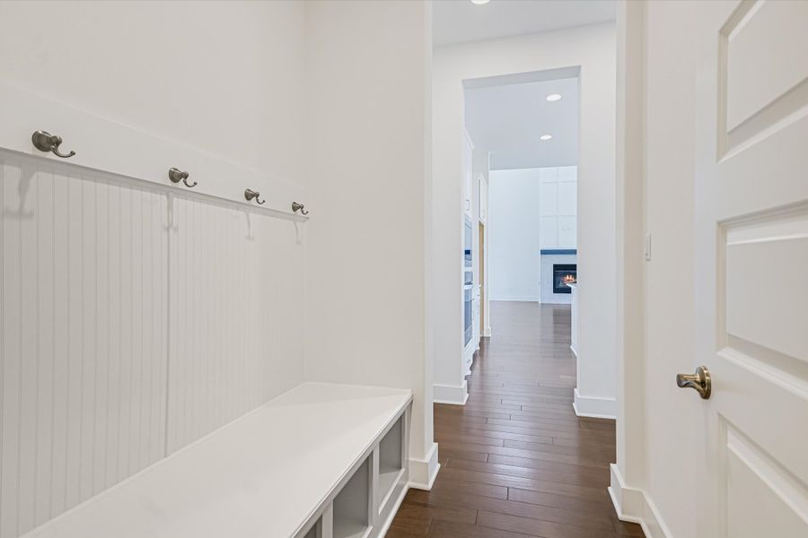 Representative unfurnished interior of a home built from the Topaz II by Giddens Homes in Riverstone, Georgetown (Image 117).