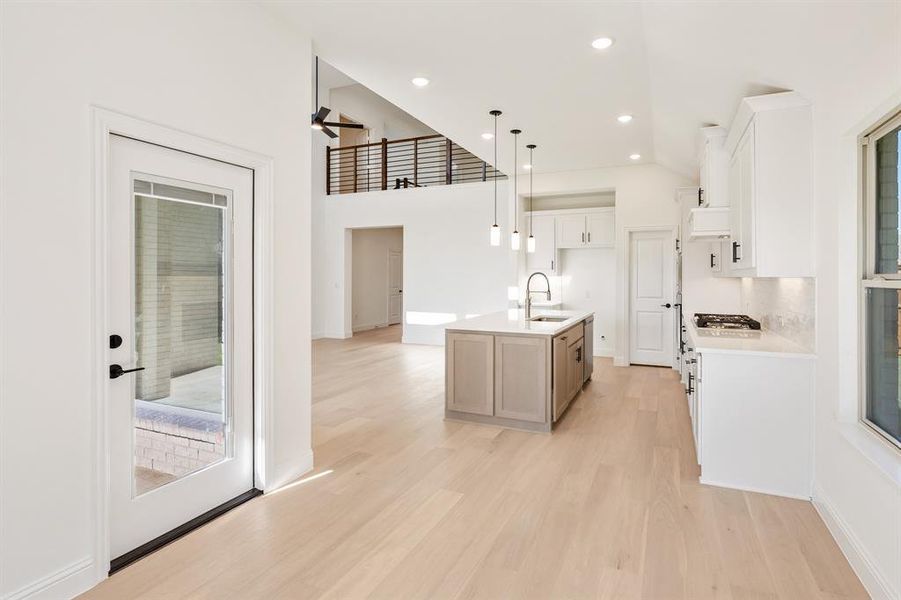 Furnished interior view inside a new home in Willow Wood Classic 60, McKinney (Image 8).