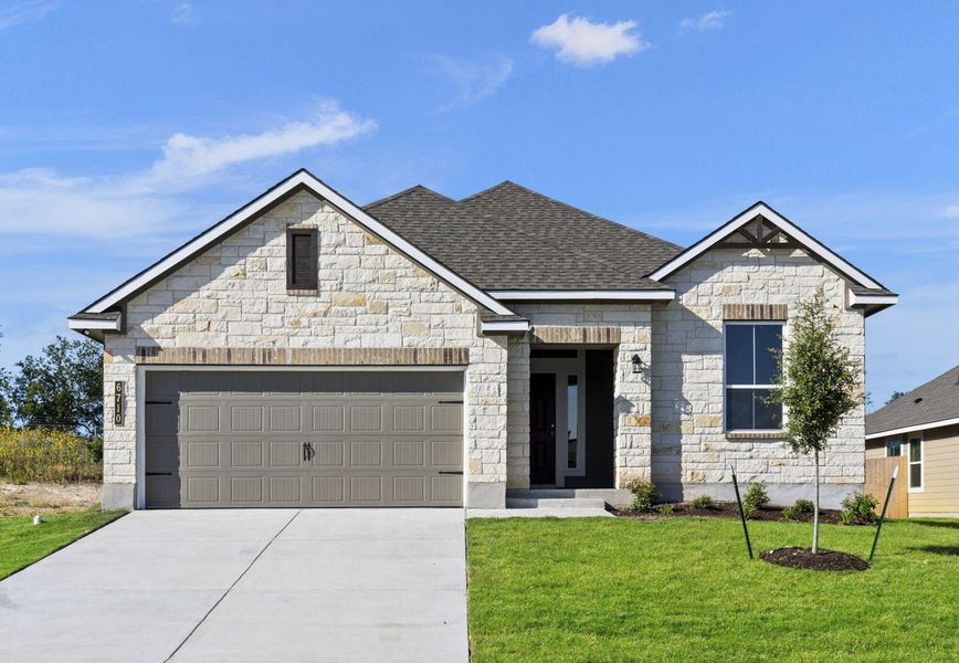 Representative exterior photo of a completed home built from the The 2082 by Stylecraft Builders in Highland Oaks, Tyler, TX (Image 1). Representative exterior photo of a completed home built from the The 2082 by Stylecraft Builders in Highland Oaks, Tyler, TX (Image 1).