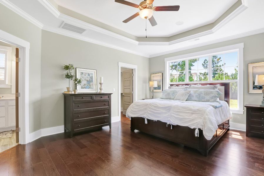 Representative furnished interior of a home built from the Claremont by Bill Clark Homes in The Sanctuary at Sunset Beach, Sunset Beach (Image 51). Representative furnished interior of a home built from the Claremont by Bill Clark Homes in The Sanctuary at Sunset Beach, Sunset Beach (Image 51).