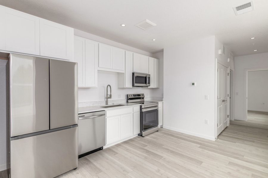 Furnished interior view inside a new home in The Scene at Sloan's Lake, Denver (Image 5). Furnished interior view inside a new home in The Scene at Sloan's Lake, Denver (Image 5).